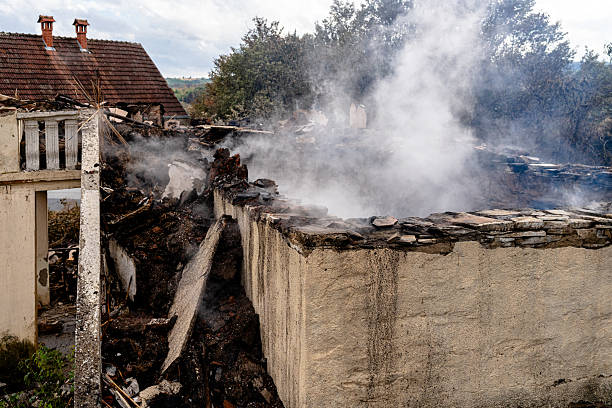 Professional Fire Damage Assessment technician working in Beallsville, MD